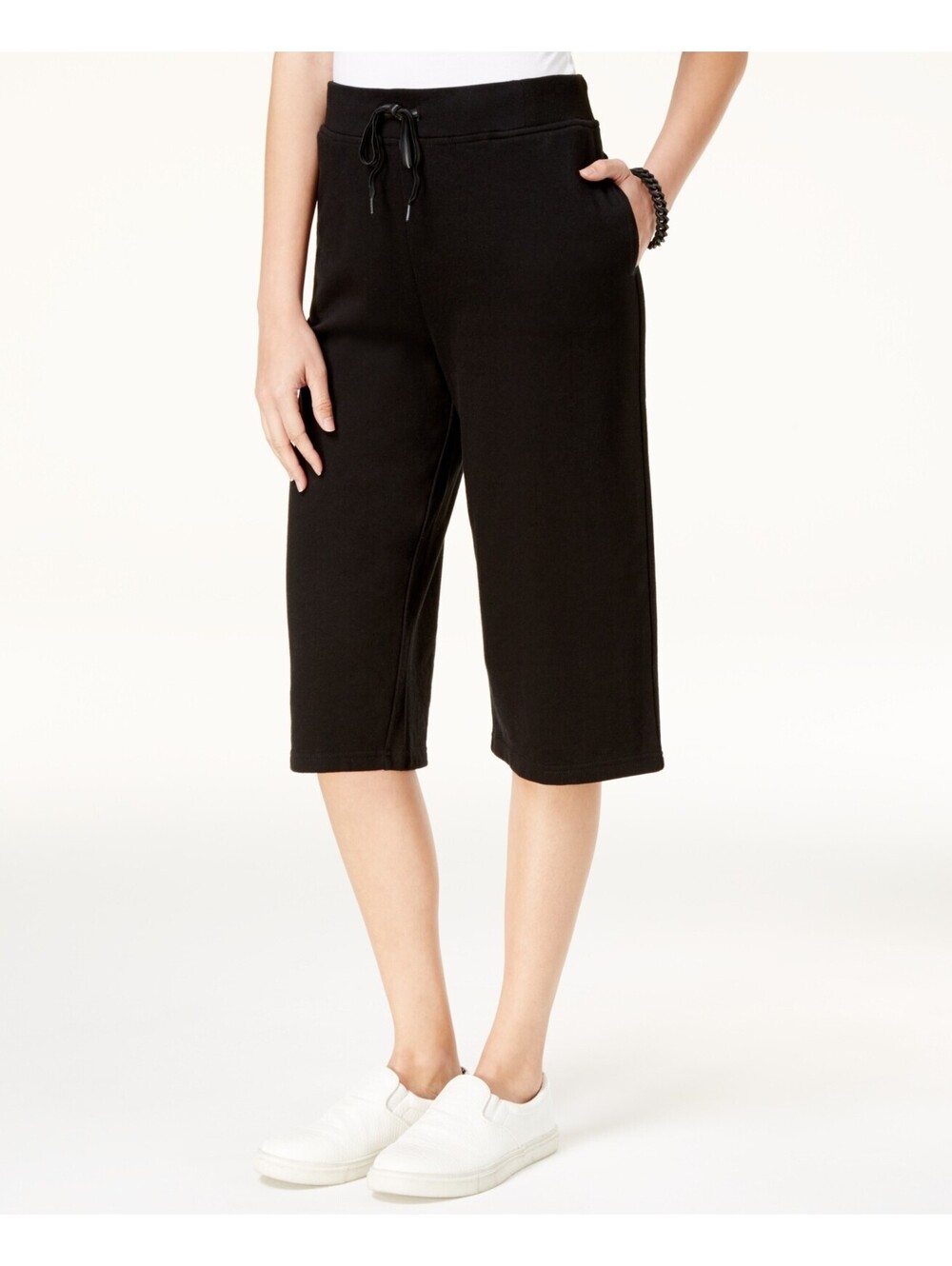 Energie Womens Quinn Wide-Leg Bermuda Shorts Size L